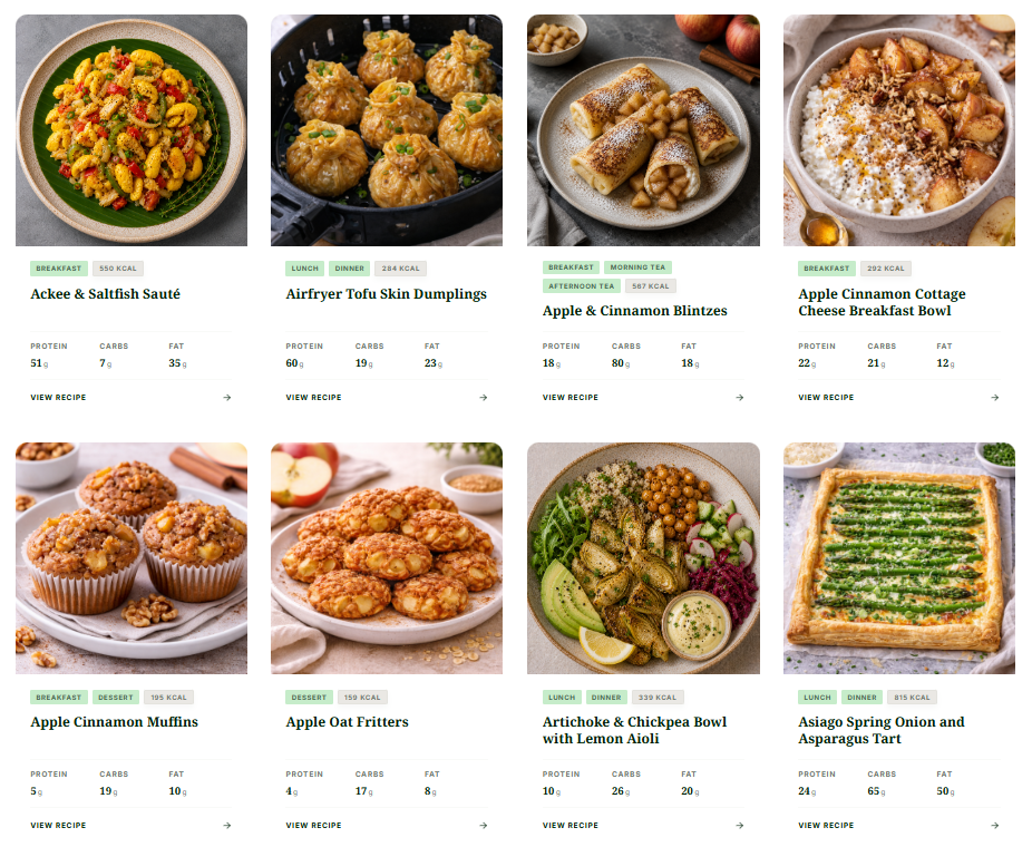 Cladiv recipe library